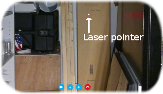 TeleTrak headlight laser