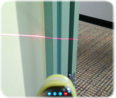 TeleTrak line laser